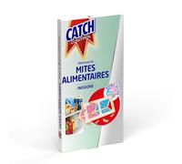 CATCH CONTROL Pieges Anti Mites Alimentaires, Inodores x3 Detecteurs, Double Action, Contre Mites Males et Femelles, Piege Insectes Alimentaires, Efficace Usage Domestique, Protection 3 Mois