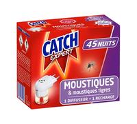 Catch Expert Moustiques Diffuseur Electrique, Recharge, 45 nuits