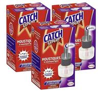 CATCH Expert Pack de 3 Recharges électriques 45 nuits Répulsif