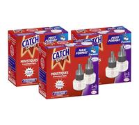 CATCH EXPERT Pack de 5 x 2 Recharges électriques 45 nuits
