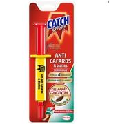 CATCH EXPERT Seringue Anti Cafards et Blattes, Gel Appat, Efficace Ideal Recoins Difficiles, Elimine Colonie, Protection Maison, Anti Insectes Longue Duree Puissant, 10g