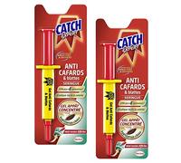 CATCH Lot de 2 Seringues 10 g Gel Anti-Cafards et Blattes