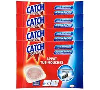 CATCH Lot de 4 x 1 Appât tue-mouches