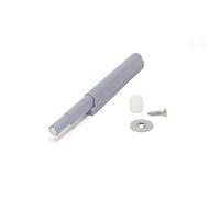 Catch Magnétique Gris Avec Fixation Cachée Pour Une Fermeture Élégante, Simple et Sécurisée Pour Les Portes de Placard et de Garde-Robe - 85/123mm - Pack de 4