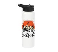 Catch Me Outdoor Montagnes Randonnée Stainless Steel Insulated Water Bottle