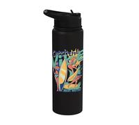 Catch The Vibe Summer Stainless Steel Insulated Water Bottle