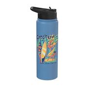 Catch The Vibe Summer Stainless Steel Insulated Water Bottle