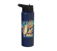 Catch The Vibe Summer Stainless Steel Insulated Water Bottle