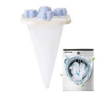 Catcher de peluche à lave-glace, sac en mailles de nettoyage à cheveux à lave-linge, maille filtrante à cheveux flottante, élimination des cheveux et peluches, réutilisable, 9x9x14,5 cm idéal