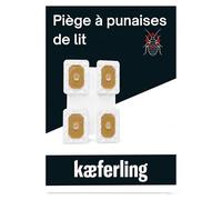 Catchmaster Détecteurs Punaise Lit - 4 Pièces - Produit Puissant Contre Nuisibles - Compatible Housse Protection - Moniteur Punaise de Lit