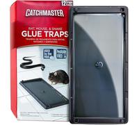 Catchmaster Pièges à Colle Professionnels pour Rat, Souris et Serpent… | Plateaux de colle extra larges pour rats, souris, serpents et araignées, prêt à l'emploi pour la maison