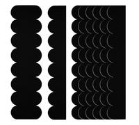CATELL 32 Pcs Bardeau Bitume Toiture Mini Bardeaux de Toit Auto-Adhésifs | Noir Bardeau Toit Imperméabilité 30x5cm & 30x11cm pour Nichoir Abri de Jardin Hôtel à Insectes Clapier Cabane D'arbre