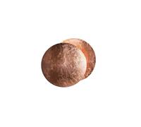 Catellani & Smith Lederam W 17 Wandleuchte, cuivre