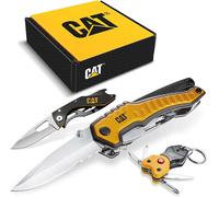 Caterpillar - Coffret cadeau 3 pièces, couteau, outil multifonction et porte-clés CT240125