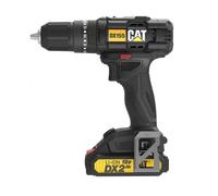 Caterpillar - Perceuse/visseuse à percussion sans fil 18 V, 2 batteries Li-Ion 2,0 Ah, chargeur DX155.1