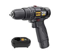 Caterpillar - Perceuse-visseuse sans fil 18 V, 1 batterie 2,0 Ah Li-Ion, chargeur DX145