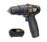 Caterpillar - Visseuse sans fil 12 V, 1 batterie Li-Ion de 2,0 Ah, chargeur DX14