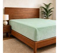 Cathay Home Drap-Housse Complet en Flanelle et Peluche Ultra Douce et épaisse, ne bouloche Pas - Chaleur Confortable pour Toutes Les Saisons - Poches Profondes de 30,5 cm Uniquement (lit Double,