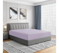Cathay Home Drap-Housse de Luxe en Microfibre brossée Ultra Douce avec Poche Standard de 35,6 cm, résistant aux Plis et à la décoloration, Lavande, lit Double
