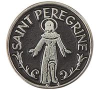 Cathédrale de Art Pt412 Saint Peregrine Jeton de Poche, 2,5 cm
