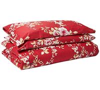 Catherine Lansfield Canterbury Check Parure de lit avec Housse de Couette 240x260x1 cm Rouge