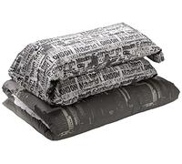 Catherine Lansfield Cityscape-Housse de Couette et taie d'oreiller 260 x 240 cm + 50 x 110 x 2 cm Gris