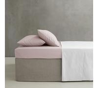 Catherine Lansfield Drap-Housse en Percale peigné Facile à Repasser Rose pâle