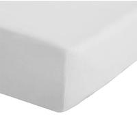 Catherine Lansfield - Drap housse Percale pour lit simple, en polycoton, infroissable, blanc, King - 150x200cm