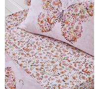 Catherine Lansfield Enchanted Butterfly Drap-Housse pour lit Double Rose