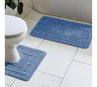 catherine Lansfield Ensemble Tapis de Bain et Tapis Contour lavabo/WC
