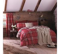 Catherine Lansfield Kelso Parure de lit 280x180x1 cm Rouge