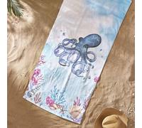 Catherine Lansfield Octopus 76X160 Serviette DE Plage (Paire)