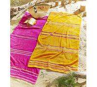 Catherine Lansfield Paire de Rainbow Serviette de Plage - Rose