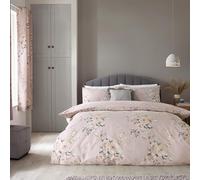 Catherine Lansfield Parure de lit, Rose poudré, Super-King Duvet Set