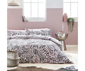 Catherine Lansfield Savannah Parure de lit 140 x 220 + 65 x 65 cm