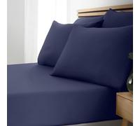 Catherine Lansfield So Soft Easy Iron Drap-Housse King Size Bleu Marine