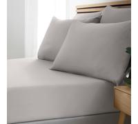 Catherine Lansfield So Soft Easy Iron Drap-Housse King Size Gris