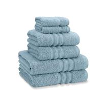 Catherine Lansfield Zero Twist Lot de 6 Serviettes en Coton Bleu