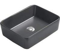 CATIA lavabo pour comptoir 48x37 cm gris foncé mat (21314871)