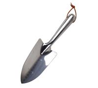 CATIEBYE Bêche à Main en Acier Inoxydable Argentée Design Ergonomique et Moulage Intégral, Outil de Jardinage pour Transplanter en Extérieur