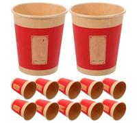 CATIEBYE en Papier Légers et Portables Rouges Lot de 50 à Motif Mariage pour Cérémonie et Fête de Mariage