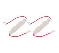 CATIEBYE Fusible Haute Pression Alimentation Sûre et Remplacement Facile Blanc pour Micro-ondes en Plastique, 2pcs, Solide et Compatible Four Micro-ondes