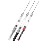 CATIEBYE Kit de Recharge D'encre pour Stylo à Plume 6pcs en Acier Inoxydable et Plastique, Léger, Absorbeur D'encre Compatible Convertisseurs 3.4mm et 2.6mm, Fournitures Scolaires
