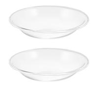 CATIEBYE Lot de 2 Petits Plateaux en Verre Naturel Style Chapeau pour Chauffe-Huile et Cire Parfumée, Réutilisables et Faciles à Nettoyer, pour Salon et Espace de Travail