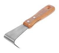 CATIEBYE Outil Manuel D'écorçage pour Gratter L'écorce avec Manche en Bois en Acier Inoxydable et Enlever Parties Pourries des Arbres Le Jardin