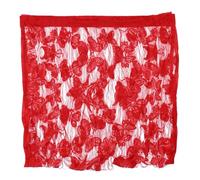 CATIEBYE Rideau de Porte en Fil de Polyester Rouge 100x190 Cm Motifs, Installation Facile, pour Séparation de Pièce et Décoration Élégante