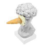 CATIEBYE Statue de David en Résine, Sculpture Glace Créative pour Maison