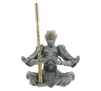 CATIEBYE Statuette Roi Singe Chinois Décor Aquarium Bouddha en Grès Métal | Tabletop Maison, Sculpture Détaillée pour Collectionneurs, Ornement pour Fish Tank