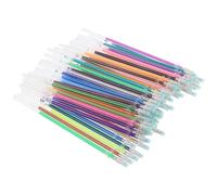 CATIEBYE Stylos Gel Pailletés Recharge 60 Pcs en Plastique, Encre Fluorescente Néon, pour Scrapbooking et Journaling, Pointe Fine, Stylos à Encre de Coloriage pour Adultes
