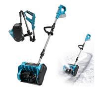 Catolsss Déneigeuse sans fil pour batterie Makita 18 V, 18 000 tr/min, portée de lancement de 8 m, largeur de travail de 25 cm, pelle à neige sans fil pour trottoirs et terrasses (sans batterie)